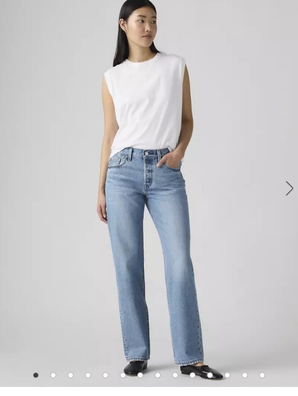 Levi's 90s Light Blue Straight-Leg Jeans